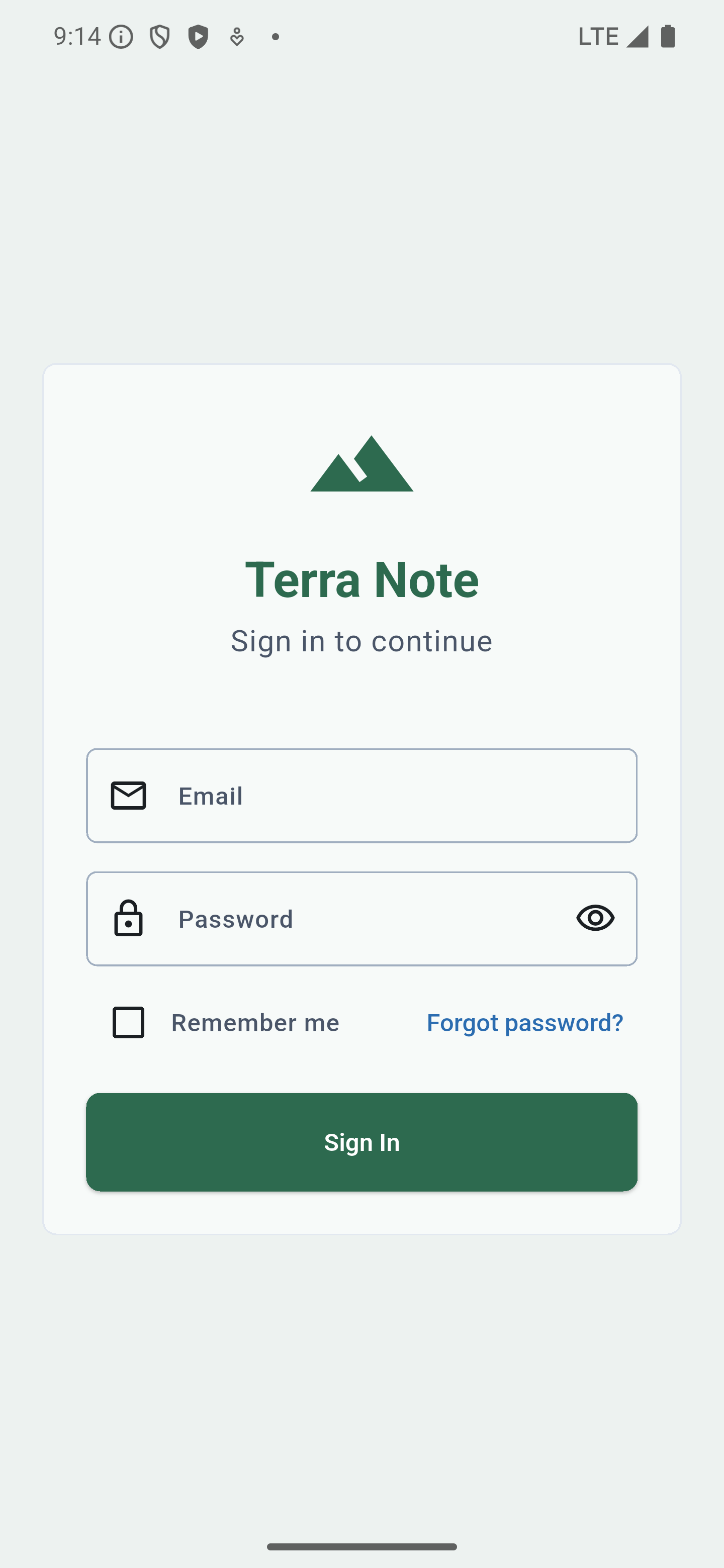 TerraSitu mobile app collecting field observations offline